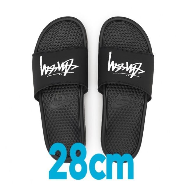 靴/シューズSTUSSY NIKE SLIDE SANDALS 28cm