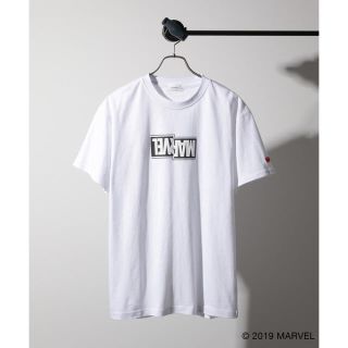 ジュンレッド(JUNRED)のMARVEL スラッシュカットロゴＴ(Tシャツ(半袖/袖なし))