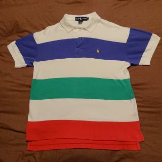 ポロラルフローレン(POLO RALPH LAUREN)のポロラルフローレン  RALPH LAURENボーダー ポロシャツ S(ポロシャツ)