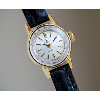 オメガ(OMEGA)の美品 オメガ デビル カットガラス ゴールド 手巻き レディース Omega(腕時計)