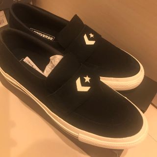 コンバース(CONVERSE)のconverse skateboarding loafer ローファー　黒(スニーカー)