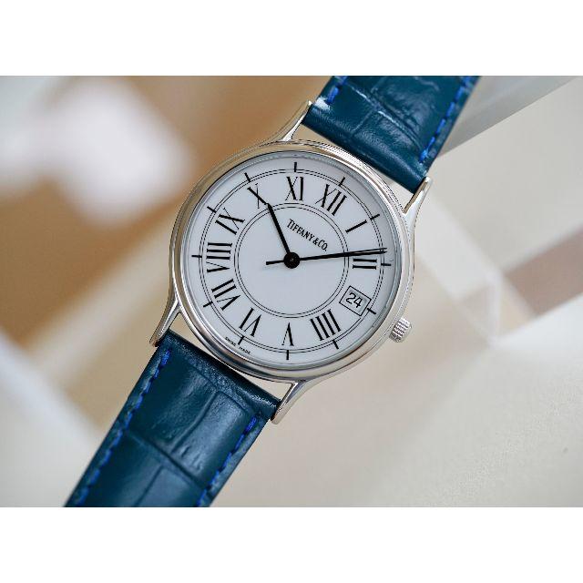 Tiffany & Co.(ティファニー)の美品 ティファニー クラシック シルバー ローマン メンズ Tiffany メンズの時計(腕時計(アナログ))の商品写真