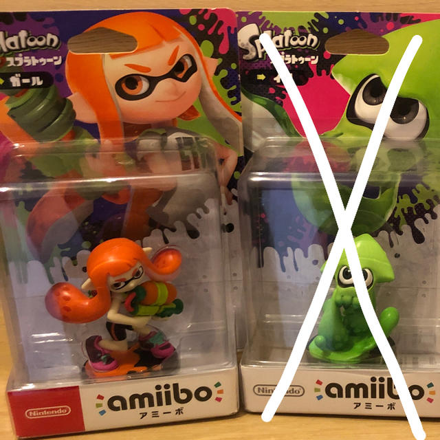 Nintendo Switch(ニンテンドースイッチ)のamiibo スプラトゥーン　ガール エンタメ/ホビーのフィギュア(ゲームキャラクター)の商品写真