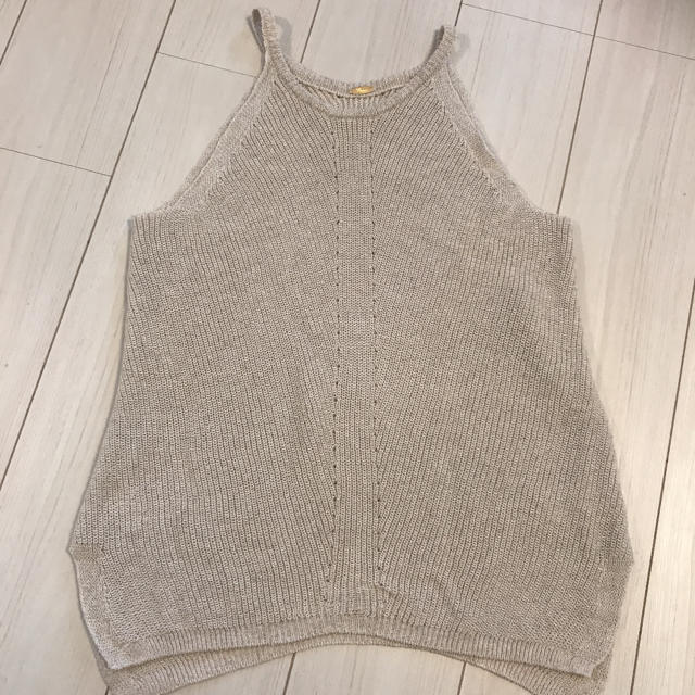 美品　アパルトモン  H/N Knit TOP アイボリー