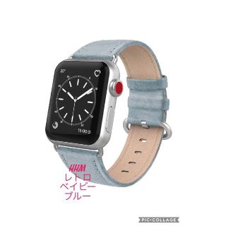 アップルウォッチ(Apple Watch)の【新品】38/40㎜ Apple Watch用 ベルト 本革 レザー(その他)