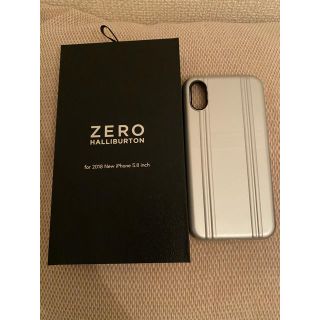 ゼロハリバートン(ZERO HALLIBURTON)のゼロハリバートン iPhoneXS シルバー ケース (iPhoneケース)