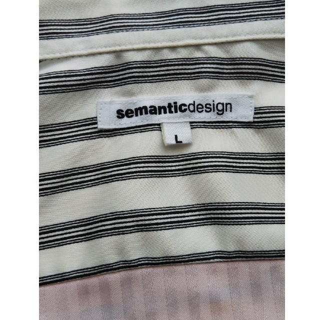 semantic design(セマンティックデザイン)のsemanticdesignストライプ長袖シャツ メンズのトップス(シャツ)の商品写真