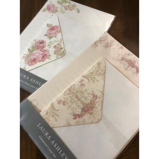 ローラアシュレイ(LAURA ASHLEY)の「キコ様専用」ローラアシュレイ のレターセット(未開封品)2点(ノート/メモ帳/ふせん)