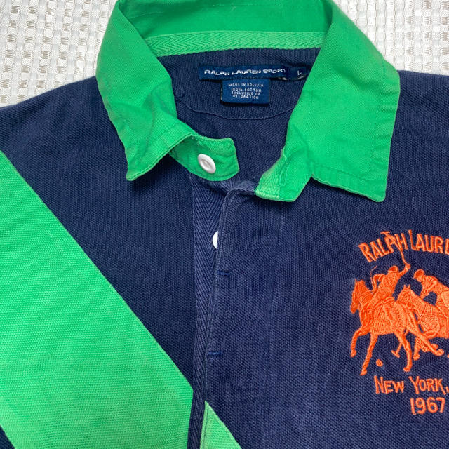 POLO RALPH LAUREN(ポロラルフローレン)のPOLO RALPHポロラルフローレンビックポロひざ丈ワンピース レディースのワンピース(ひざ丈ワンピース)の商品写真