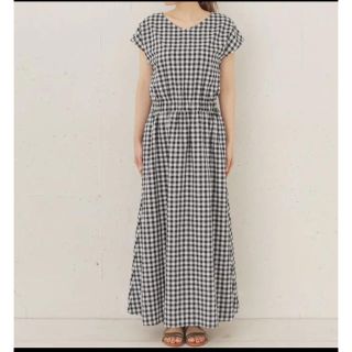 サニーレーベル(Sonny Label)の【美品】今季サニーレーベルリネンフレンチギャザーワンピース！２WAY(ロングワンピース/マキシワンピース)