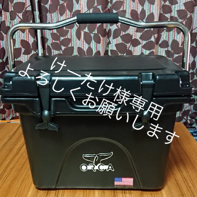 Snow Peak(スノーピーク)の新品未使用品ORCA オルカ クーラーボックス 20QT 黒 入荷しました！ スポーツ/アウトドアのアウトドア(その他)の商品写真