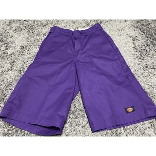 ディッキーズ(Dickies)のDickies ハーフパンツ　パープル　28インチ(ワークパンツ/カーゴパンツ)