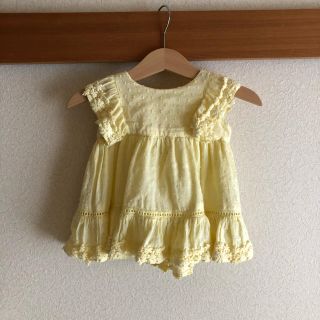 ベビーギャップ(babyGAP)のbabyGAP  ワンピース　ロンパース　60 70(ワンピース)