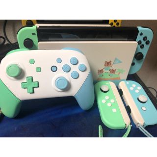 Nintendo Switch - Nintendo Switch 純正プロコン あつもり風フル