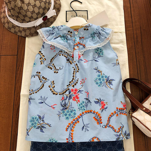 お取置き中】グッチチルドレン 新品ブラウス 5 - Tシャツ/カットソー