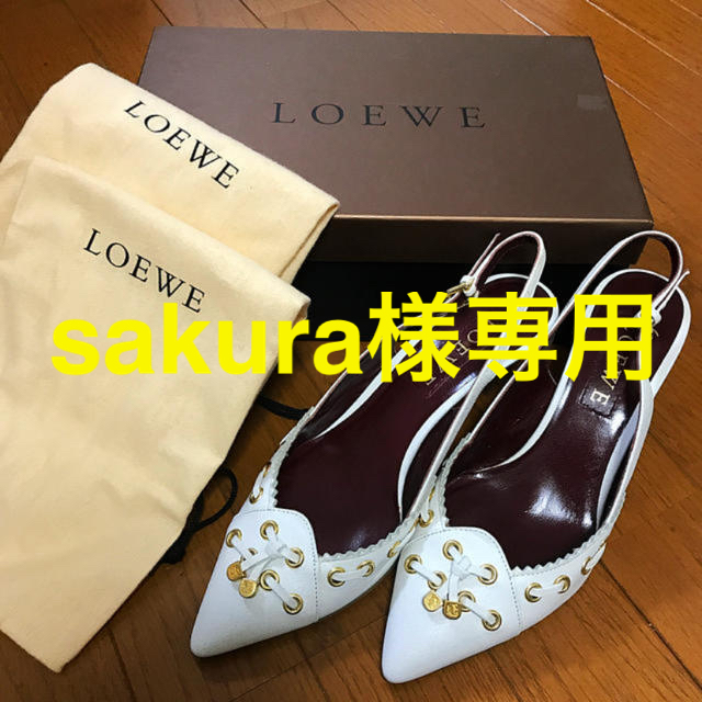 LOEWE(ロエベ)のsakura様専用　LOEWE  ロエベ　ヒール　サンダル レディースの靴/シューズ(ハイヒール/パンプス)の商品写真