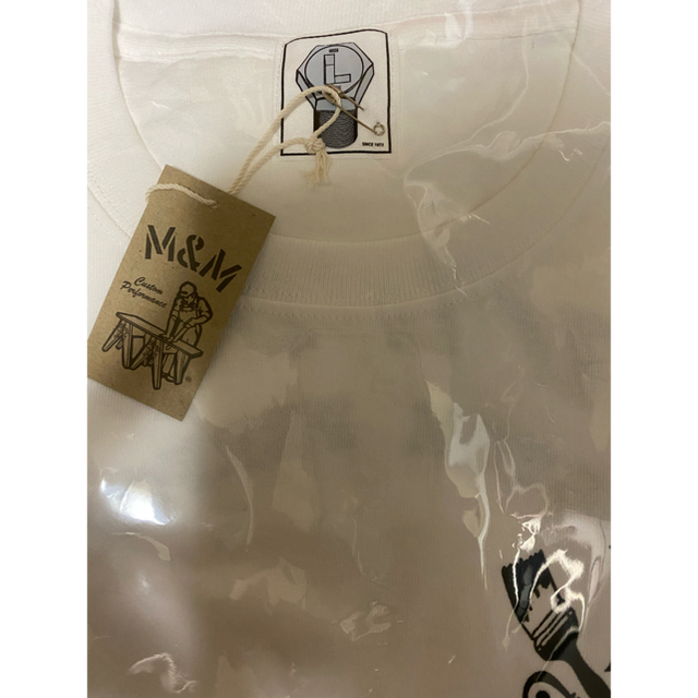 格安本物保証 M&M by go with the Flow shop|エムアンドエムならラクマ - m&m custom performanceプリントT ホワイトLの通販 低価爆買い