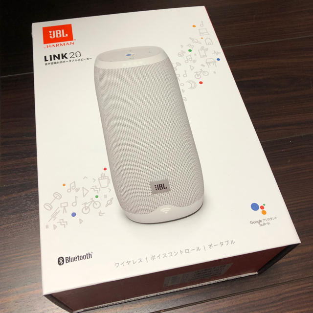 JBL LINK20 新品 未開封 スマホ/家電/カメラのオーディオ機器(スピーカー)の商品写真