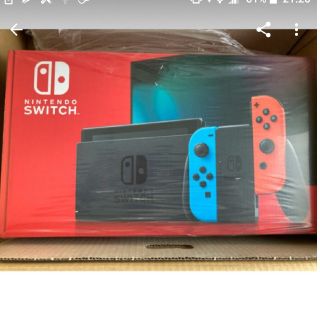 ニンテンドウ(任天堂)のニンテンドースイッチ 新品 未開封ネオンブルー/ネオンレッド(家庭用ゲーム機本体)