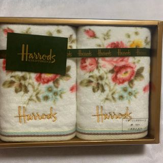 ハロッズ(Harrods)のハロッズ　フェイスタオル　ウォッシュタオル(タオル/バス用品)