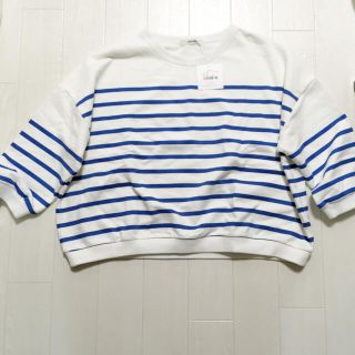 ビームス(BEAMS)のボーダー トップス 新品未使用(Tシャツ(半袖/袖なし))