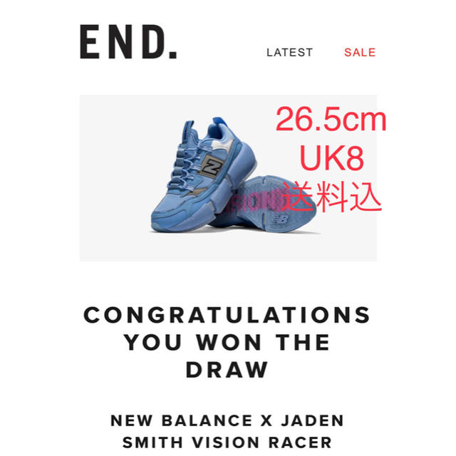 メンズjaden smith new balance