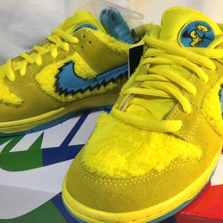 ナイキ(NIKE)のナイキ SB ダンク　LOW プロ　グレイトフルデッド　イエロー(スニーカー)