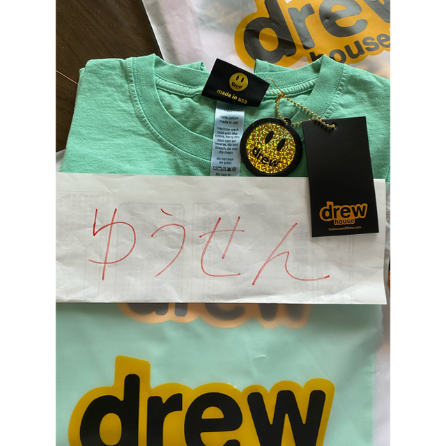 Tシャツ　drew house ミント　新品　Lサイズ　ジャスティン　緑