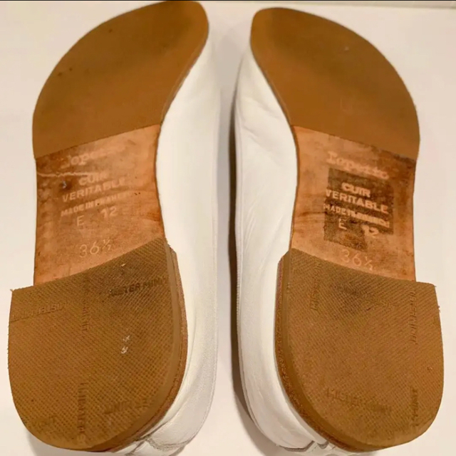 repetto(レペット)のレペット バレエシューズ パンプス 白 23cm レディースの靴/シューズ(バレエシューズ)の商品写真