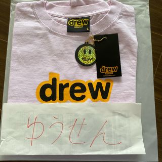 シュプリーム(Supreme)のTシャツ　ピンク　drew  house 新品　Lサイズ　正規品　公式　購入(Tシャツ/カットソー(半袖/袖なし))