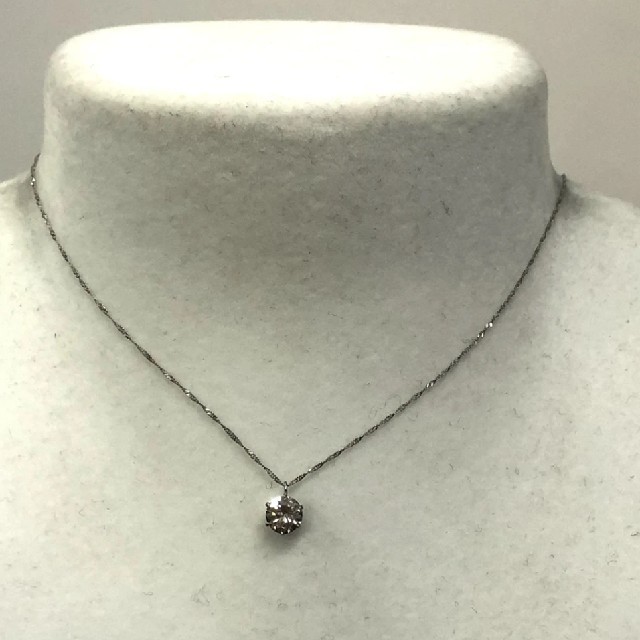 美品 豪華 PT999/850 ダイヤモンド 0.6ct ネックレス