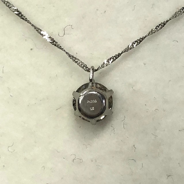 美品 豪華 PT999/850 ダイヤモンド 0.6ct ネックレス