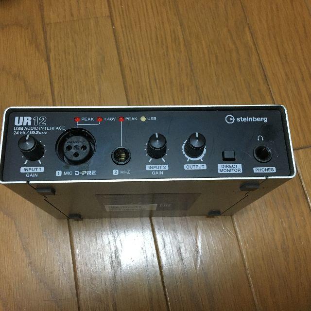 steinberg UR12 オーディオインターフェース 楽器のDTM/DAW(オーディオインターフェイス)の商品写真