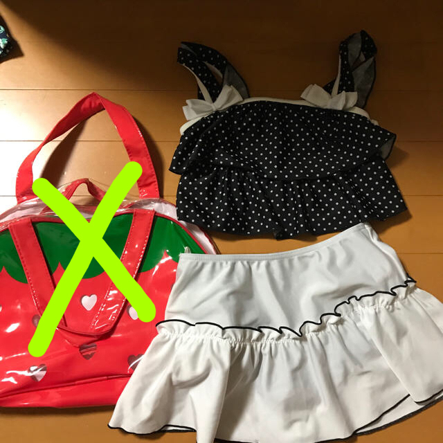 西松屋(ニシマツヤ)の水着 キッズ/ベビー/マタニティのキッズ服女の子用(90cm~)(水着)の商品写真