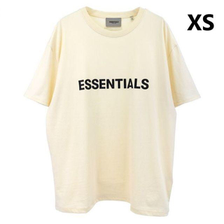 フィアオブゴッド(FEAR OF GOD)のXSサイズ 20SS FOG ESSENTIALS Cream T-Shirt(Tシャツ/カットソー(半袖/袖なし))
