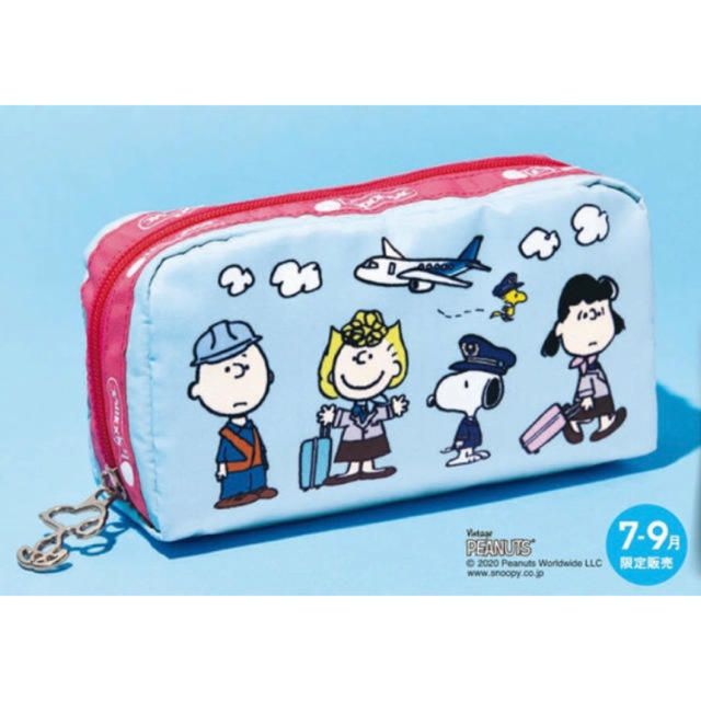 PEANUTS(ピーナッツ)のPEANUTS  レスポートサック　ANA オリジナルポーチ レディースのファッション小物(ポーチ)の商品写真