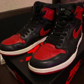 ナイキ(NIKE)の専用　NIKE AIR JORDAN1 BRED 29cm 美品(スニーカー)