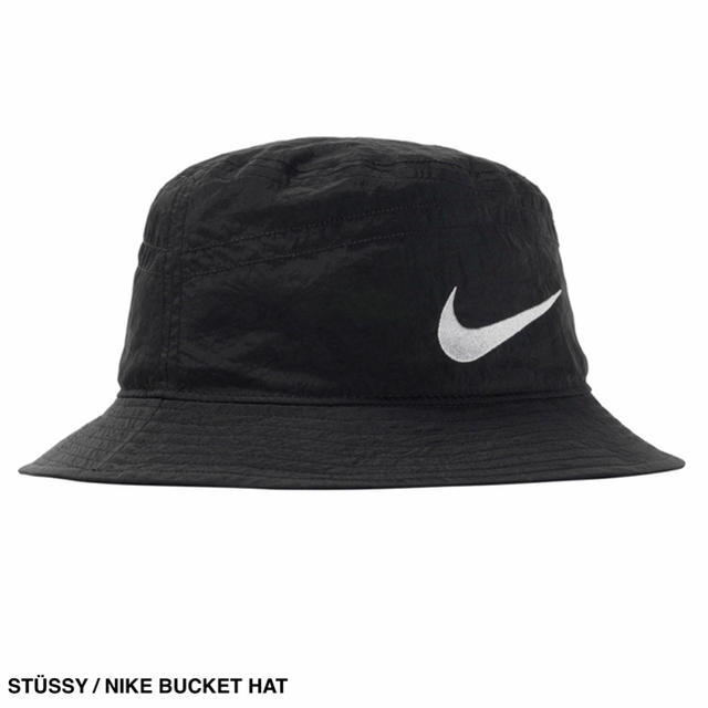 STUSSY NIKE BUCKET HAT BLACK S/M