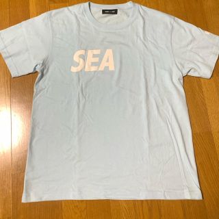 シー(SEA)のwind and sea  smallロゴ　Tシャツ　M 美品訳あり(Tシャツ/カットソー(半袖/袖なし))