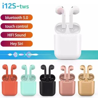 TWS i12 Bluetooth ワイヤレスイヤフォン　防水加工　超高音質(ヘッドフォン/イヤフォン)