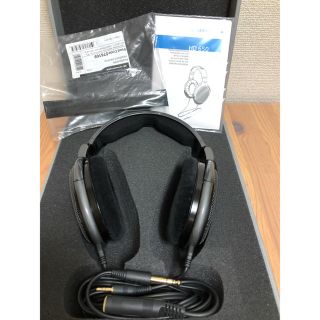 ゼンハイザー(SENNHEISER)の【中古品】ゼンバイザー  ヘッドホン オープン型 HD 650【新品上部パッド】(ヘッドフォン/イヤフォン)