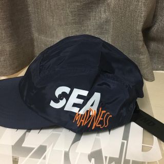 シー(SEA)のwind and sea x madness キャップネイビー(キャップ)