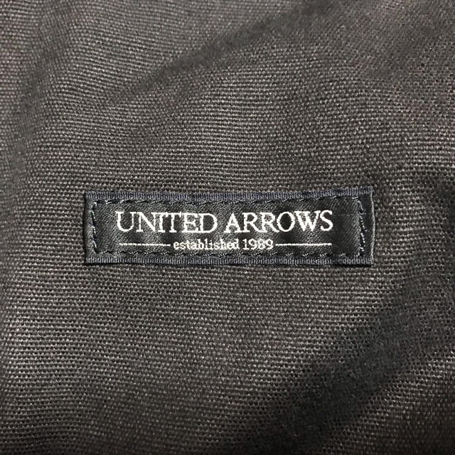 UNITED ARROWS(ユナイテッドアローズ)のレザー トートバッグ 黒　ユナイテッドアローズ メンズのバッグ(トートバッグ)の商品写真