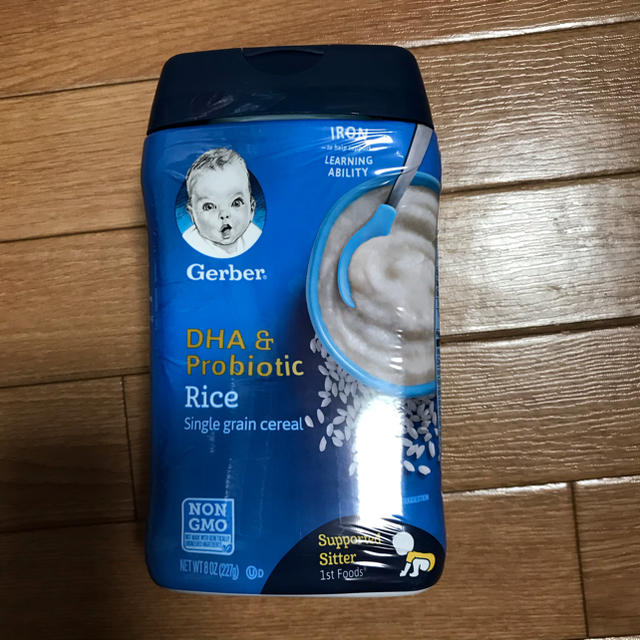 Gerber(ガーバー)のガーバー　ライスシリアル　DHA 海外離乳食　gerber キッズ/ベビー/マタニティの授乳/お食事用品(その他)の商品写真