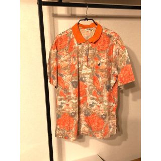 コムデギャルソン(COMME des GARCONS)の最終値下げ　古着屋購入　お洒落なアート柄ポロシャツ(シャツ)