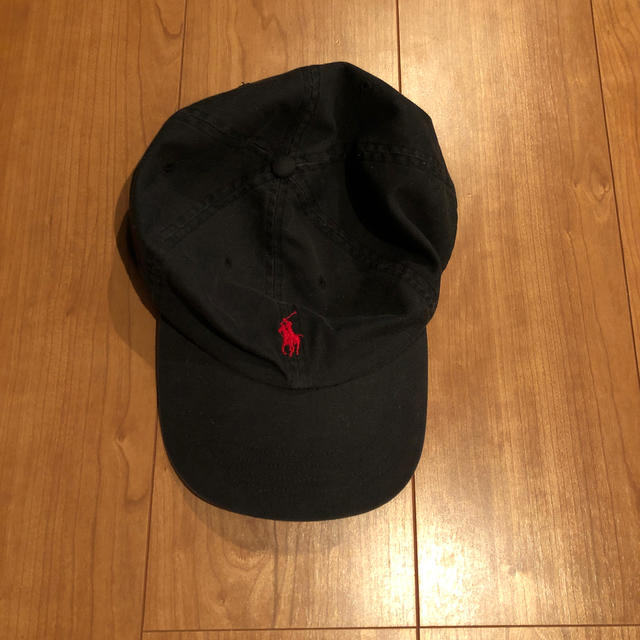 POLO RALPH LAUREN(ポロラルフローレン)のPOLO ラルフローレン　キャップ　黒　ブラック レディースの帽子(キャップ)の商品写真