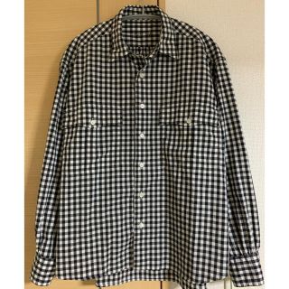 ポーター(PORTER)の2018SS ポータークラシック ロールアップシャツ 白黒ギンガムチェック　XS(シャツ)