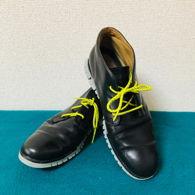 Cole Haan(コールハーン)の値下げ　コールハーン　皮ハイカットスニーカー メンズの靴/シューズ(スニーカー)の商品写真