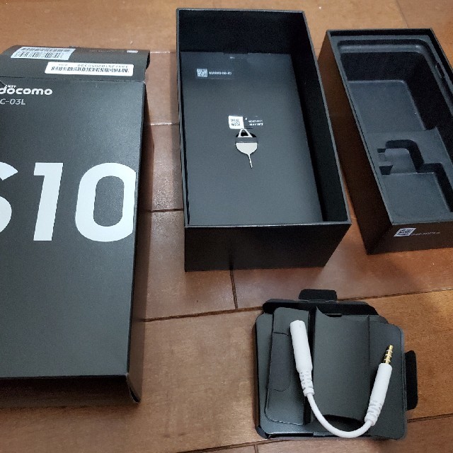 GALAXY S10 ホワイト docomo SC-03L SIMフリー化判定○