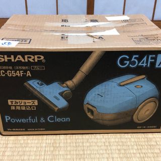 シャープ(SHARP)のSHARP 紙パック式クリーナーEC−G54F−A 新品　未使用(掃除機)